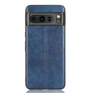 Coque Google Pixel 8 Simili Cuir Coutures