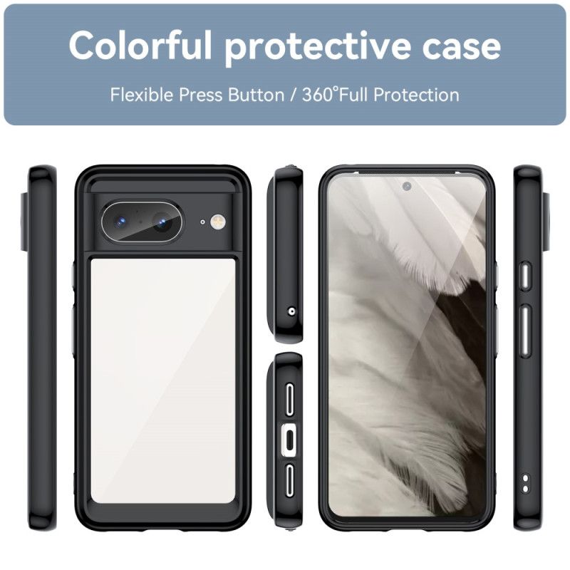 Coque Google Pixel 8 Transparente Rebords Silicone