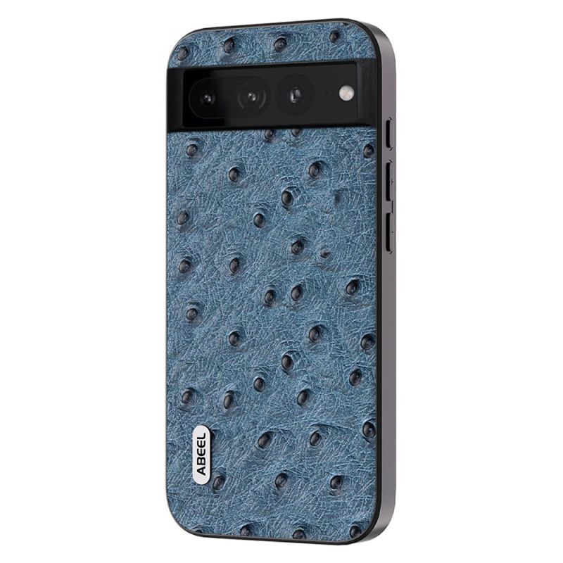 Coque Google Pixel 8 Véritable Cuir Style Autruche