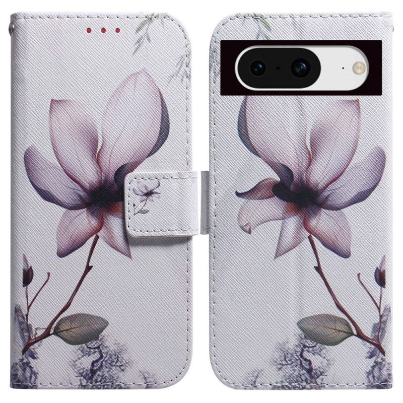 Housse Google Pixel 8 Fleur Rose Vintage