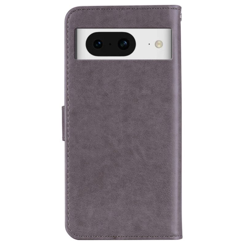 Housse Google Pixel 8 Hibou Mandala et Lanière