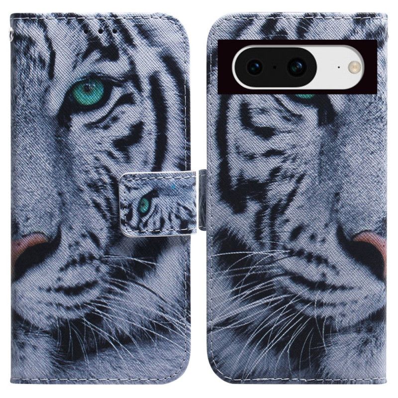 Housse Google Pixel 8 Tigre Blanc