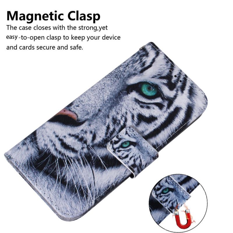 Housse Google Pixel 8 Tigre Blanc