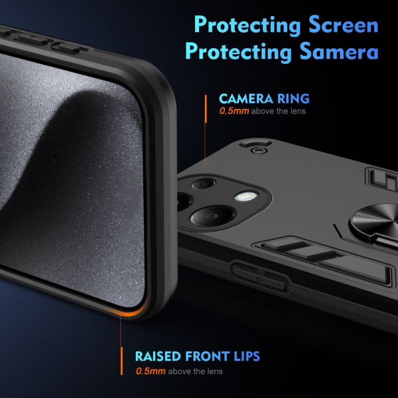 Coque Xiaomi Redmi Note 13 Pro 4G / Poco M6 Pro 4G Anneau-Support Magnétique