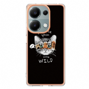 Coque Xiaomi Redmi Note 13 Pro 4G / Poco M6 Pro 4G Chat et Tigre