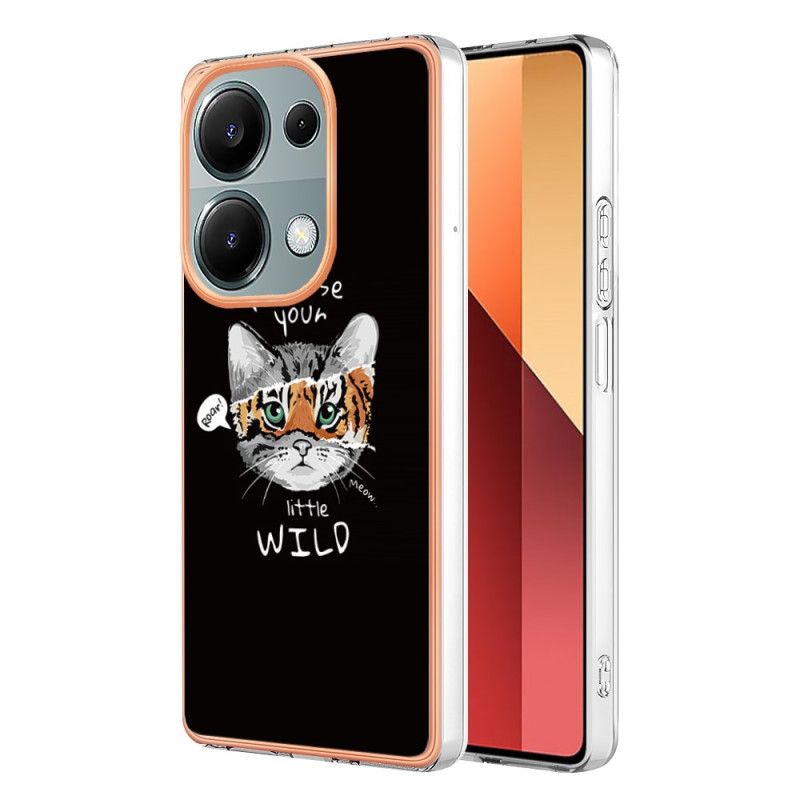 Coque Xiaomi Redmi Note 13 Pro 4G / Poco M6 Pro 4G Chat et Tigre