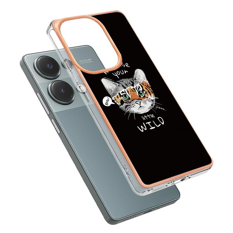 Coque Xiaomi Redmi Note 13 Pro 4G / Poco M6 Pro 4G Chat et Tigre