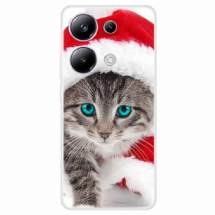 Coque Xiaomi Redmi Note 13 Pro 4G / Poco M6 Pro 4G Chat Noël