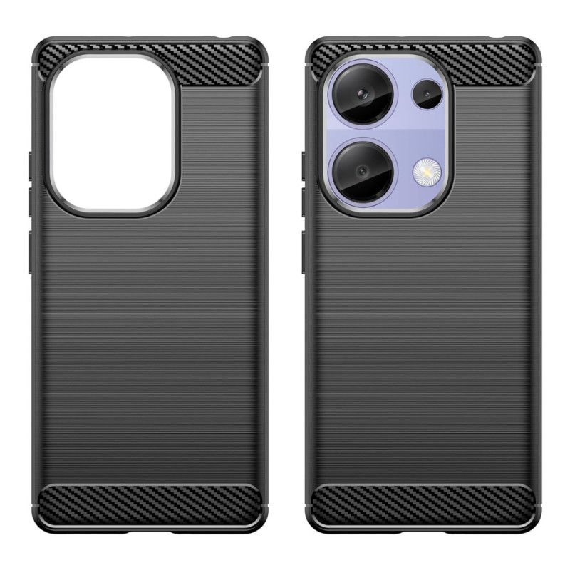 Coque Xiaomi Redmi Note 13 Pro 4G / Poco M6 Pro 4G Fibre Carbone Brossée