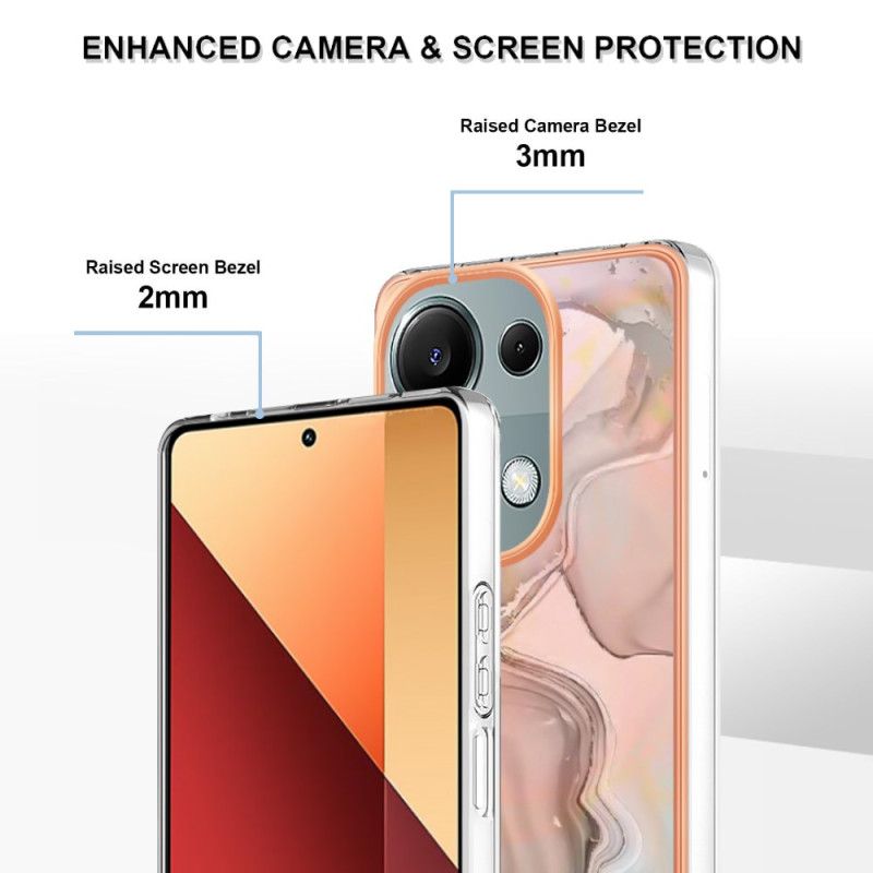 Coque Xiaomi Redmi Note 13 Pro 4G / Poco M6 Pro 4G Marbre