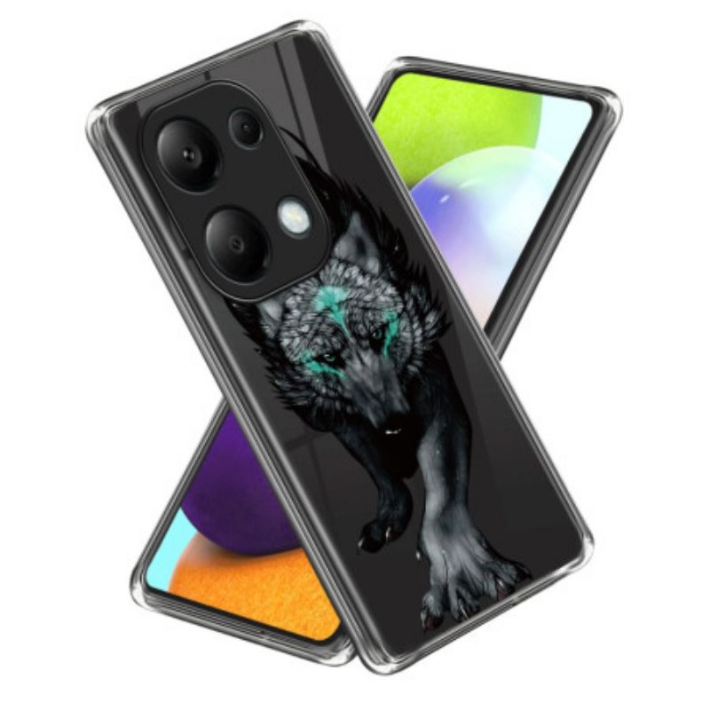 Coque Xiaomi Redmi Note 13 Pro 4G / Poco M6 Pro 4G Motif de Loup