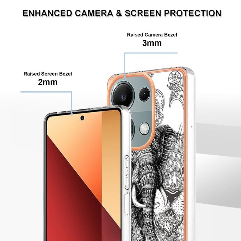 Coque Xiaomi Redmi Note 13 Pro 4G / Poco M6 Pro 4G Totem Éléphant