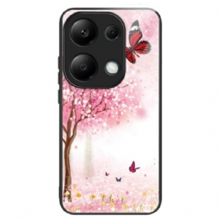 Coque Xiaomi Redmi Note 13 Pro 4G / Poco M6 Pro 4G Verre Trempé Cerisiers en Fleurs