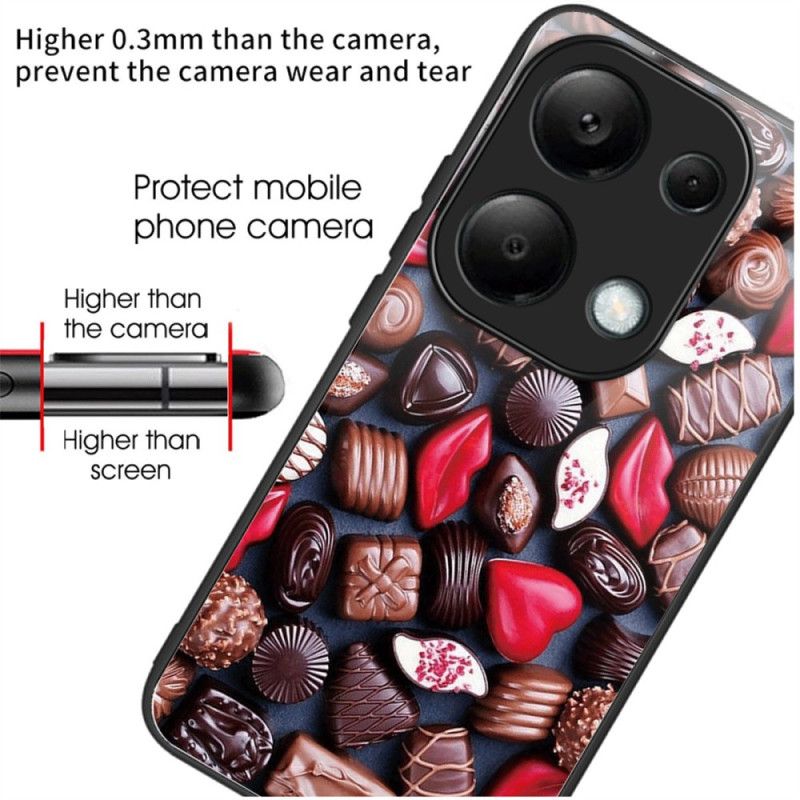 Coque Xiaomi Redmi Note 13 Pro 4G / Poco M6 Pro 4G Verre Trempé Chocolats