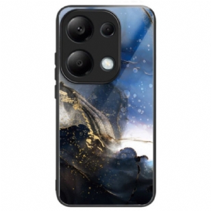 Coque Xiaomi Redmi Note 13 Pro 4G / Poco M6 Pro 4G Verre Trempé Noir Bleu Doré