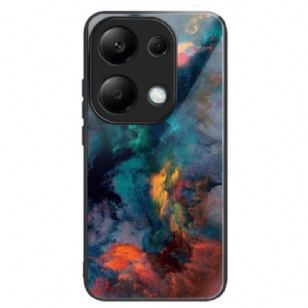 Coque Xiaomi Redmi Note 13 Pro 4G / Poco M6 Pro 4G Verre Trempé Nuages Colorés