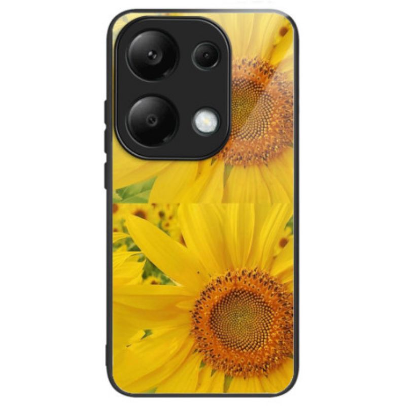 Coque Xiaomi Redmi Note 13 Pro 4G / Poco M6 Pro 4G Verre Trempé Tournesols