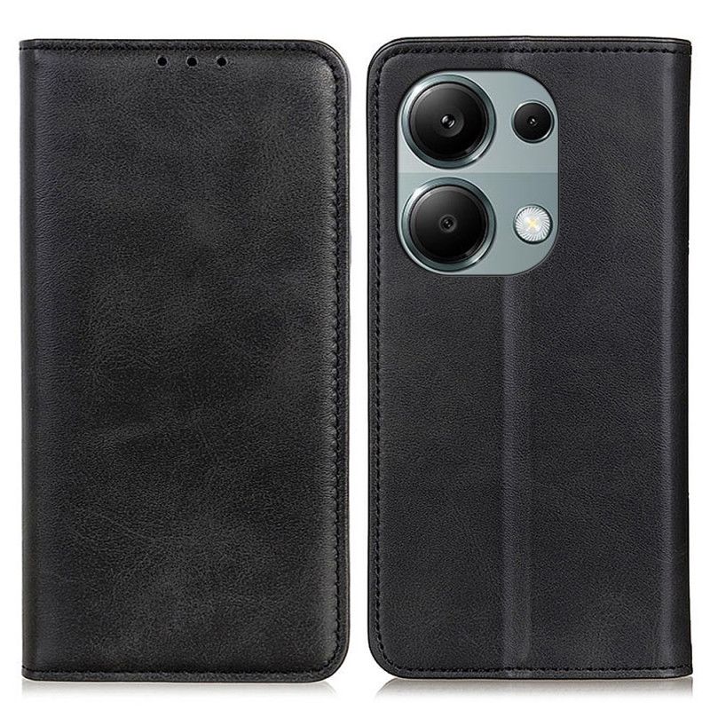 Flip cover Xiaomi Redmi Note 13 Pro 4G / Poco M6 Pro 4G Cuir Fendu