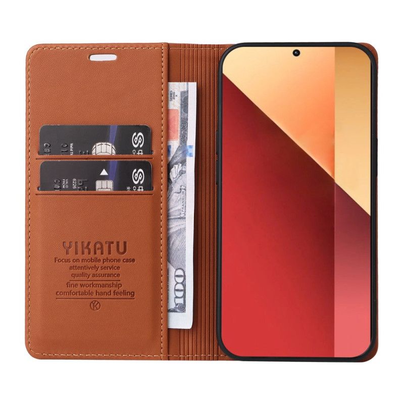 Flip Cover Xiaomi Redmi Note 13 Pro 4G / Poco M6 Pro 4G Magnétique YIKATU