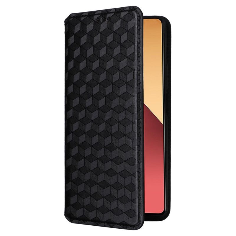 Flip Cover Xiaomi Redmi Note 13 Pro 4G / Poco M6 Pro 4G Motif Losange