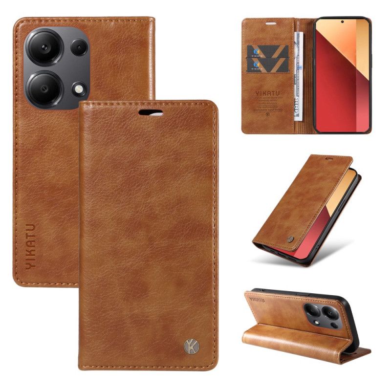 Flip Cover Xiaomi Redmi Note 13 Pro 4G / Poco M6 Pro 4G Vintage YIKATU