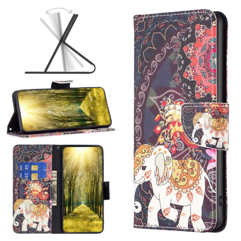 Housse Xiaomi Redmi Note 13 Pro 4G / Poco M6 Pro 4G Éléphant Tribal