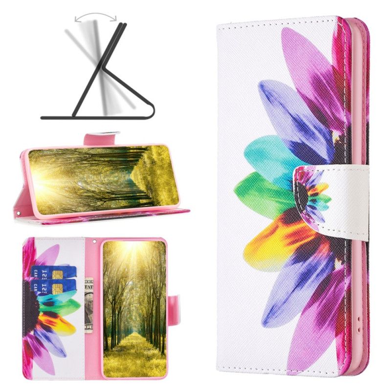 Housse Xiaomi Redmi Note 13 Pro 4G / Poco M6 Pro 4G Fleur Aquarelle