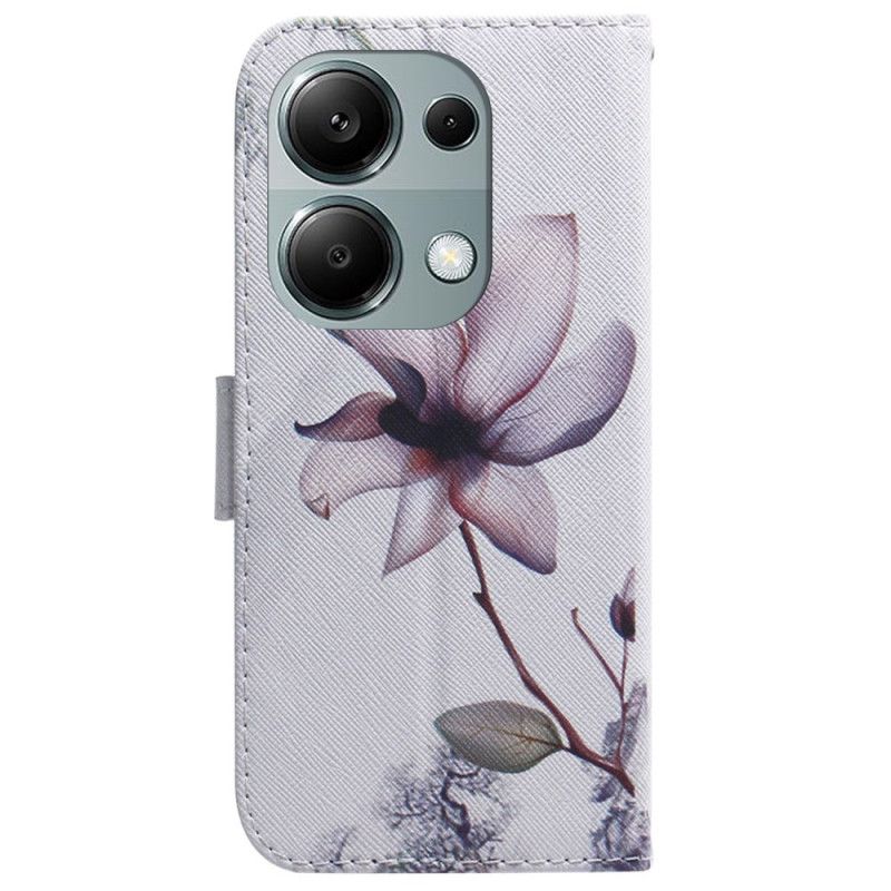 Housse Xiaomi Redmi Note 13 Pro 4G / Poco M6 Pro 4G Fleur Rose