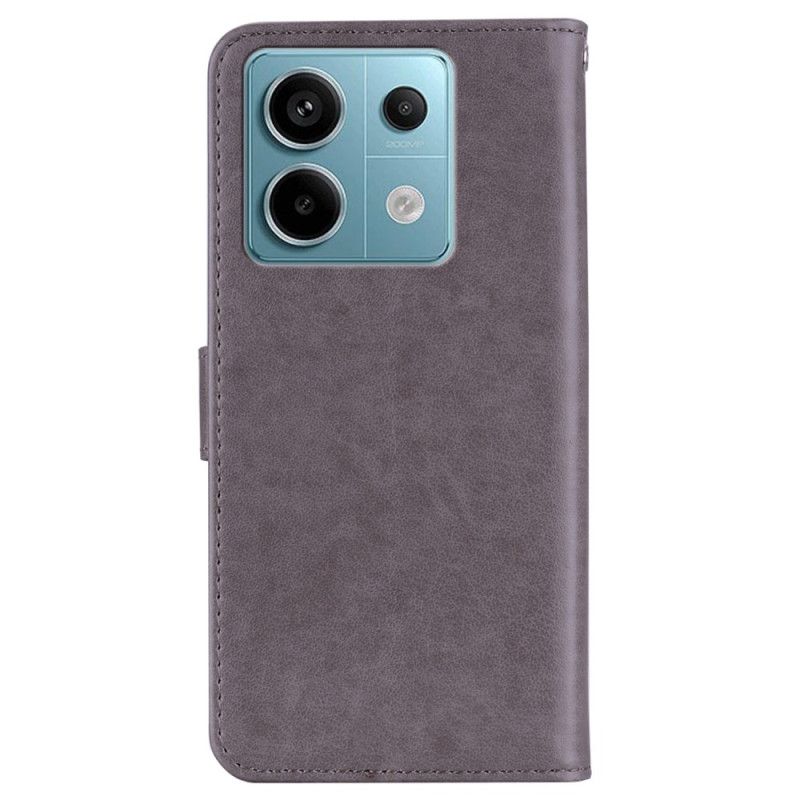 Housse Xiaomi Redmi Note 13 Pro 4G / Poco M6 Pro 4G Hibou à Lanière