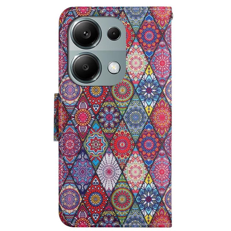 Housse Xiaomi Redmi Note 13 Pro 4G / Poco M6 Pro 4G Kaleidoscope à Lanière