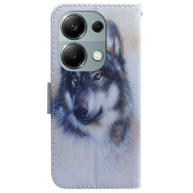 Housse Xiaomi Redmi Note 13 Pro 4G / Poco M6 Pro 4G Loup Aquarelle