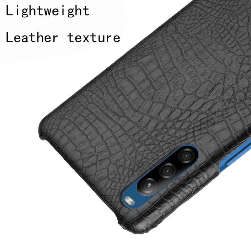 Coque Sony Xperia L4 effet peau de croco