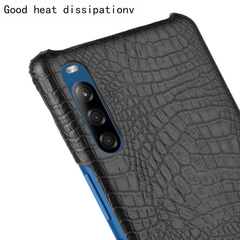 Coque Sony Xperia L4 effet peau de croco