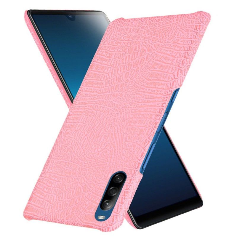 Coque Sony Xperia L4 effet peau de croco