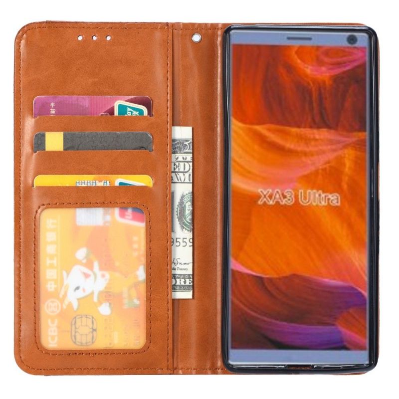 Sony Xperia 10 - Étui cuir stand case