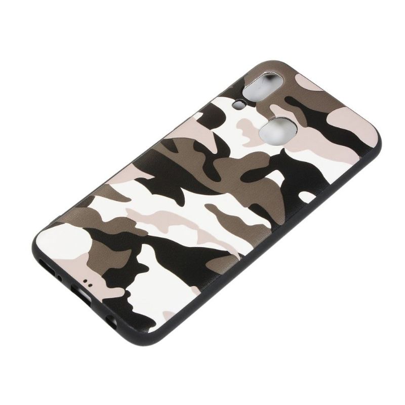 Samsung Galaxy A40 - Coque gel camouflage militaire