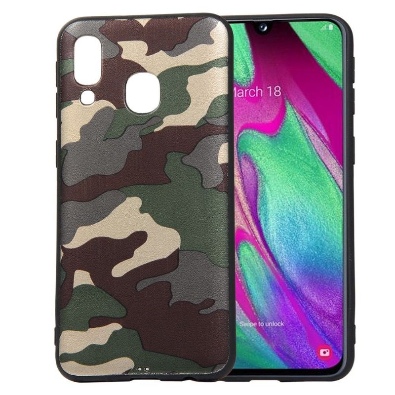 Samsung Galaxy A40 - Coque gel camouflage militaire