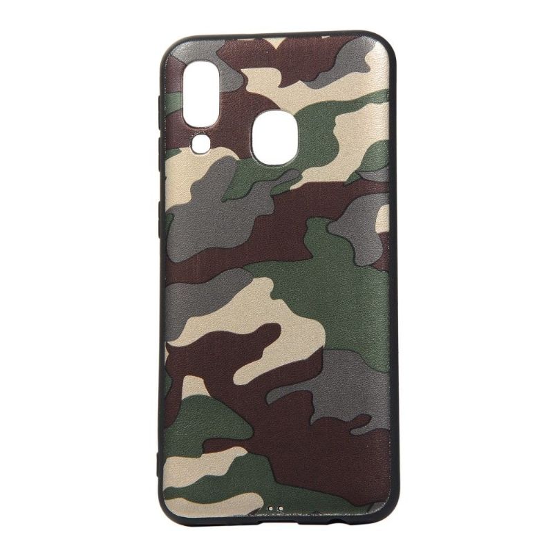 Samsung Galaxy A40 - Coque gel camouflage militaire