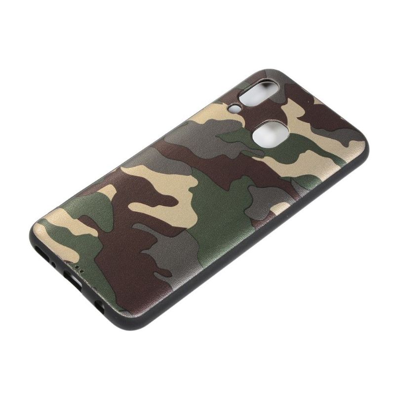 Samsung Galaxy A40 - Coque gel camouflage militaire