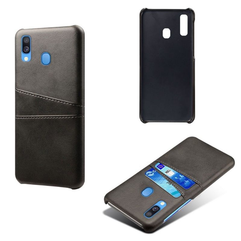 Samsung Galaxy A40 - Coque Mélodie effet cuir porte cartes