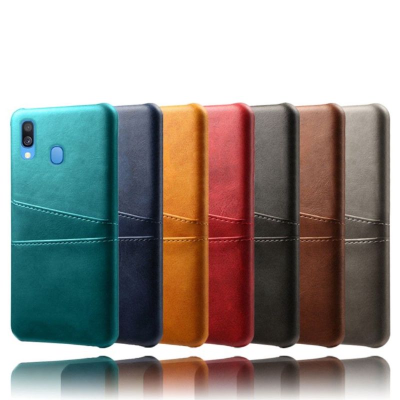 Samsung Galaxy A40 - Coque Mélodie effet cuir porte cartes