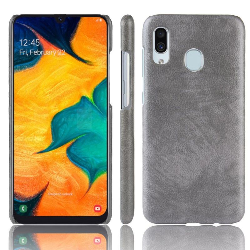 Samsung Galaxy A40 - Coque premium effet cuir