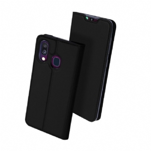 Samsung Galaxy A40 - Étui Business imitation cuir