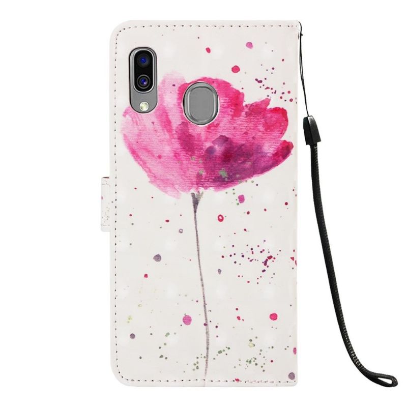 Samsung Galaxy A40 - Housse Pink flower