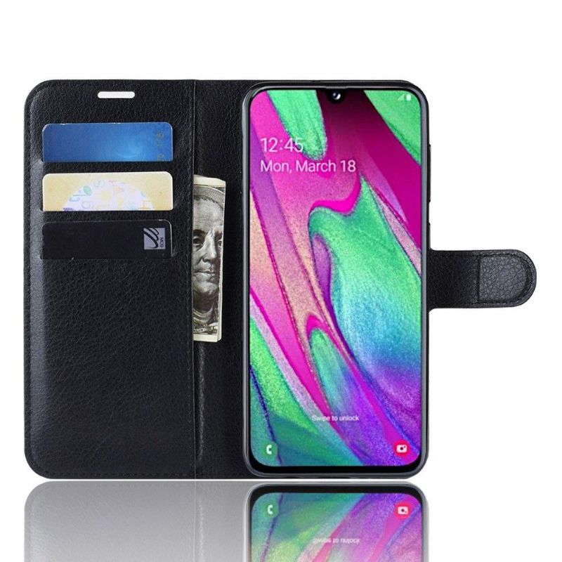 Samsung Galaxy A40 - Housse style cuir porte cartes