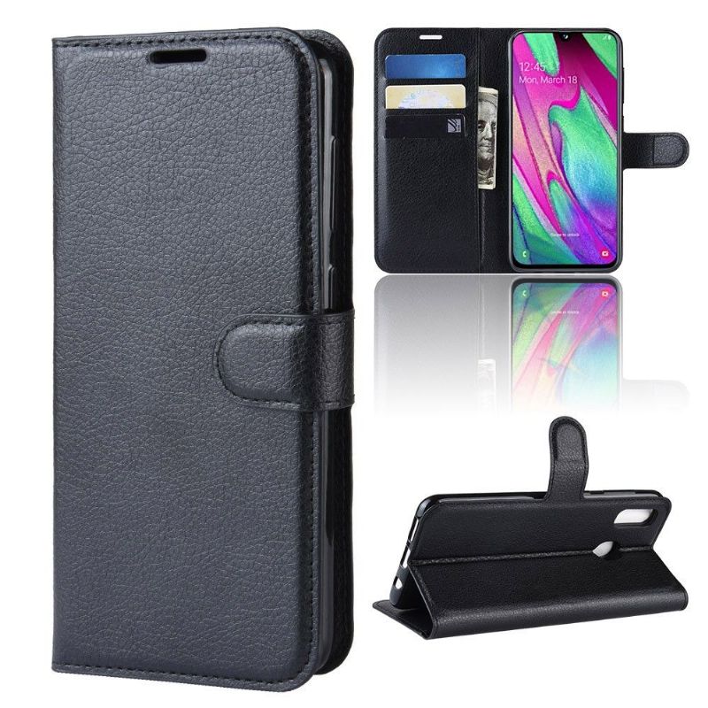 Samsung Galaxy A40 - Housse style cuir porte cartes