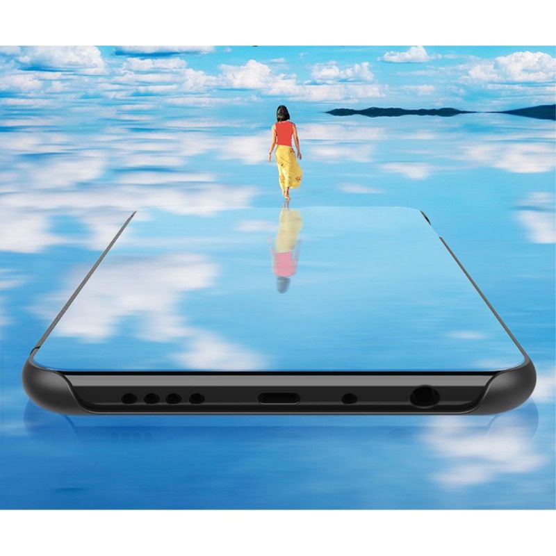 Coque Realme 6 Pro avec rabat effet miroir