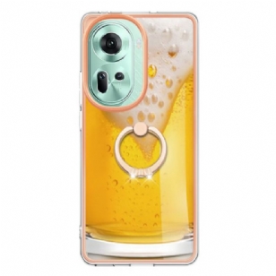 Coque Oppo Reno 11 5G Anneau-Support Bière