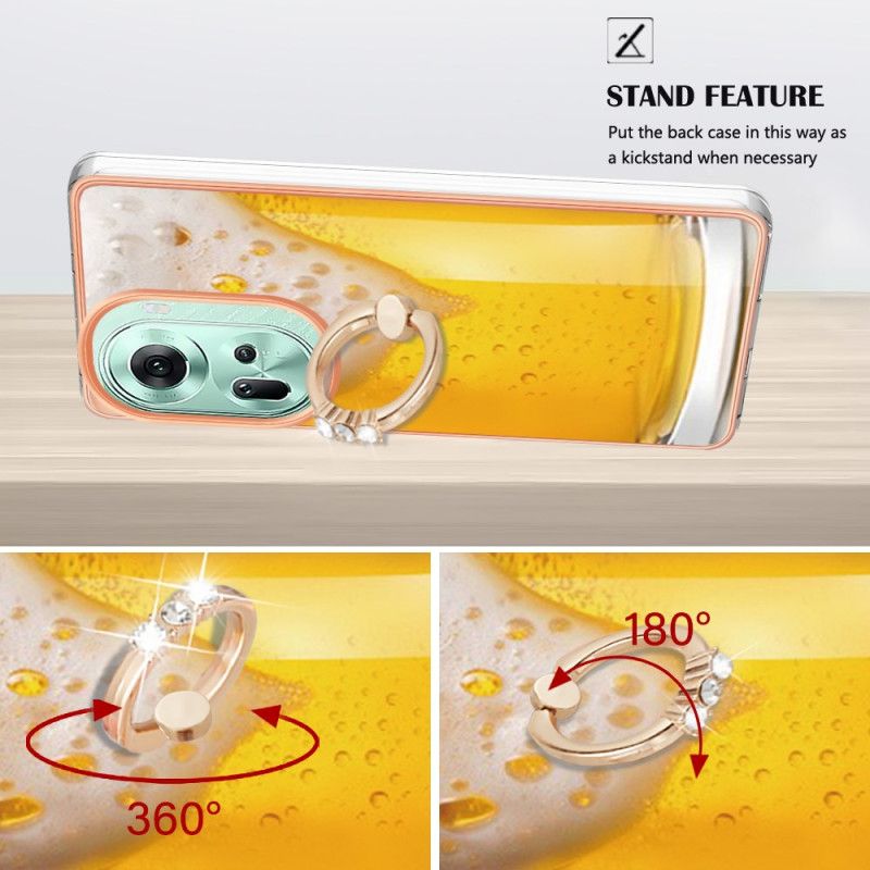 Coque Oppo Reno 11 5G Anneau-Support Bière