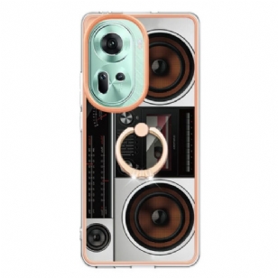 Coque Oppo Reno 11 5G Annneau-Support Radio